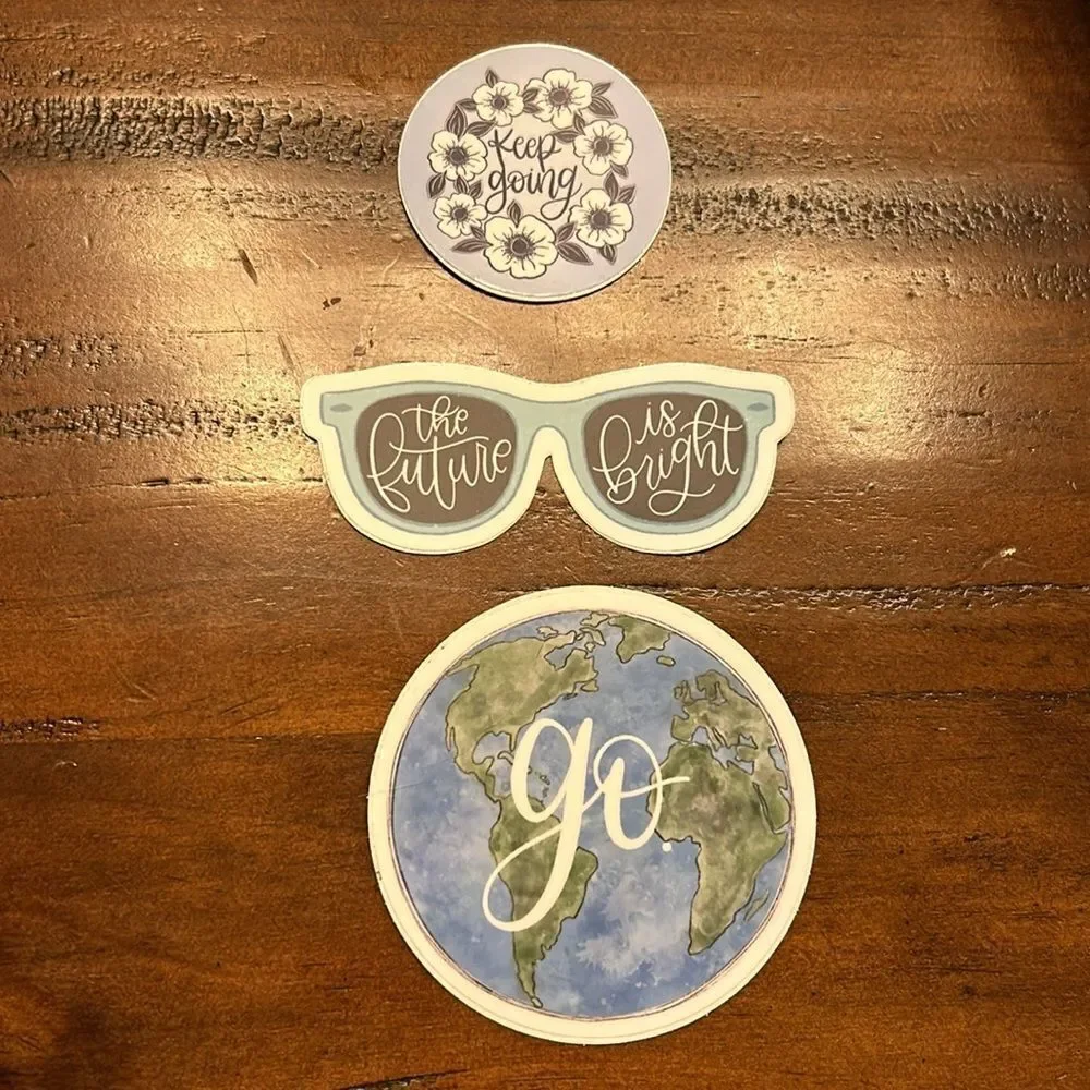 Stickers 10 all new for water bottle or cover agendas